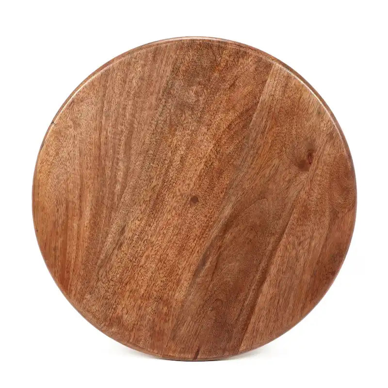 Table d'appoint en manguier et métal
