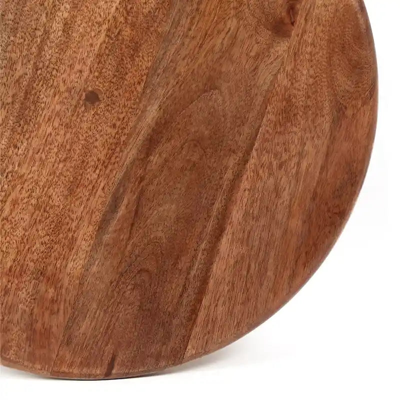 Table d'appoint en manguier et métal