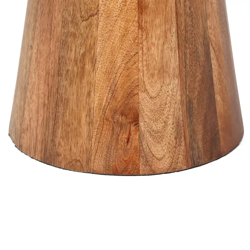 Table d'appoint en manguier et métal