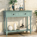 Console Sofa Table avec deux tiroirs de rangement et étagère inférieure