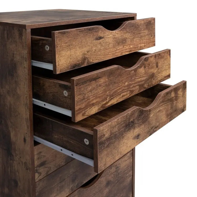 Meuble de rangement de bureau roulant à 7 tiroirs, unité de classement mobile avec roulettes pivotantes, rangement pour loisirs créatifs pour la maison et le bureau