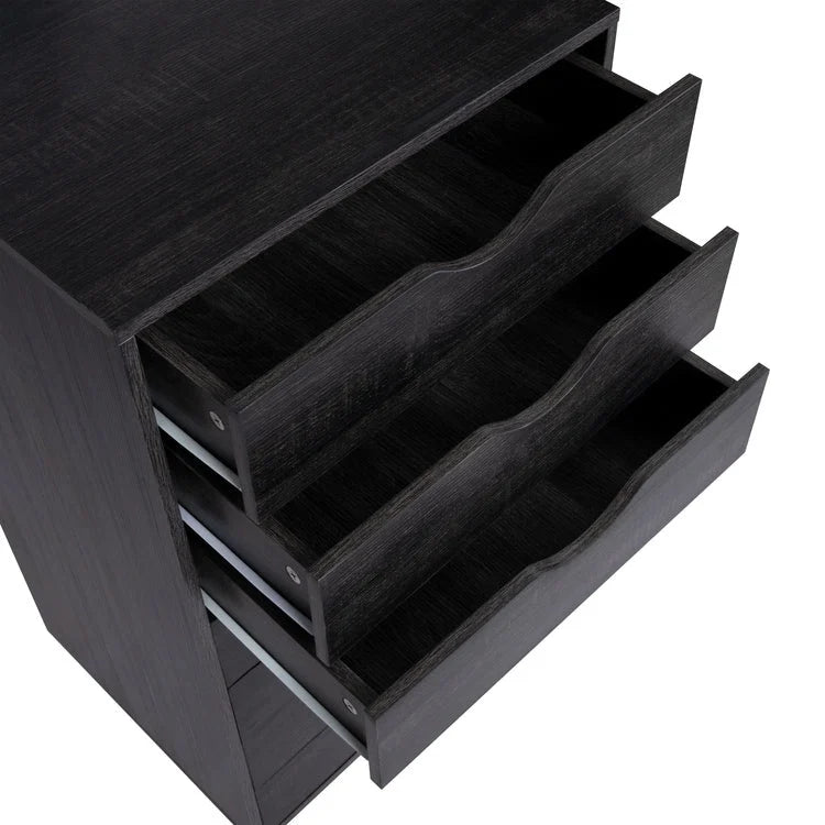 Meuble de rangement de bureau roulant à 7 tiroirs, unité de classement mobile avec roulettes pivotantes, rangement pour loisirs créatifs pour la maison et le bureau