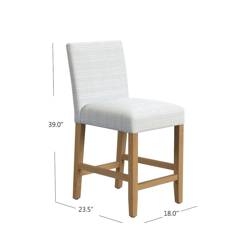 Tabouret de comptoir rembourré classique 25