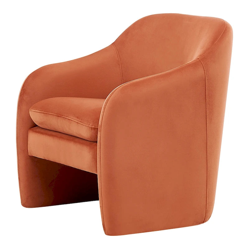 Fauteuil d'appoint en velours