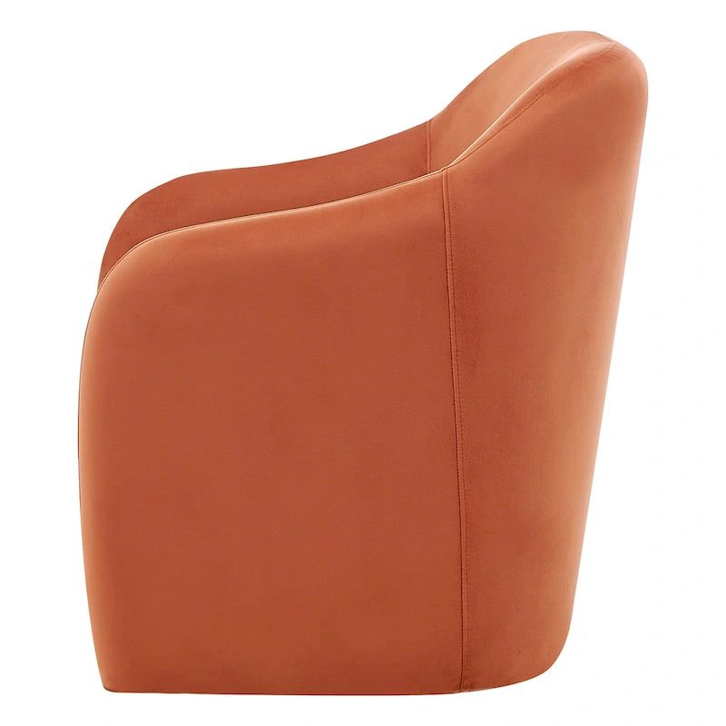 Fauteuil d'appoint en velours