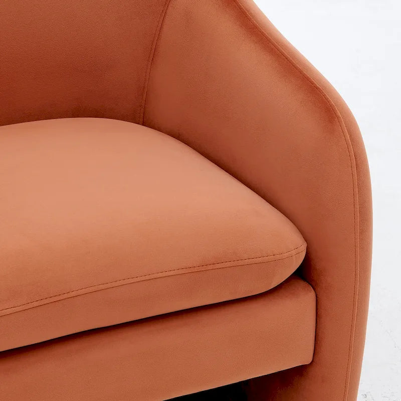 Fauteuil d'appoint en velours