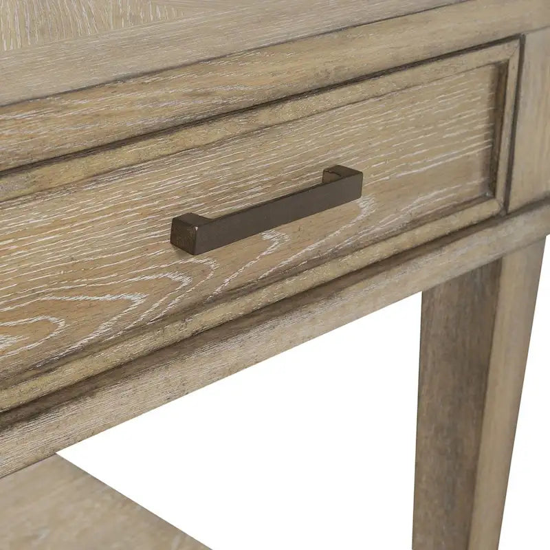 Table d'appoint avec tiroir en grès vieilli