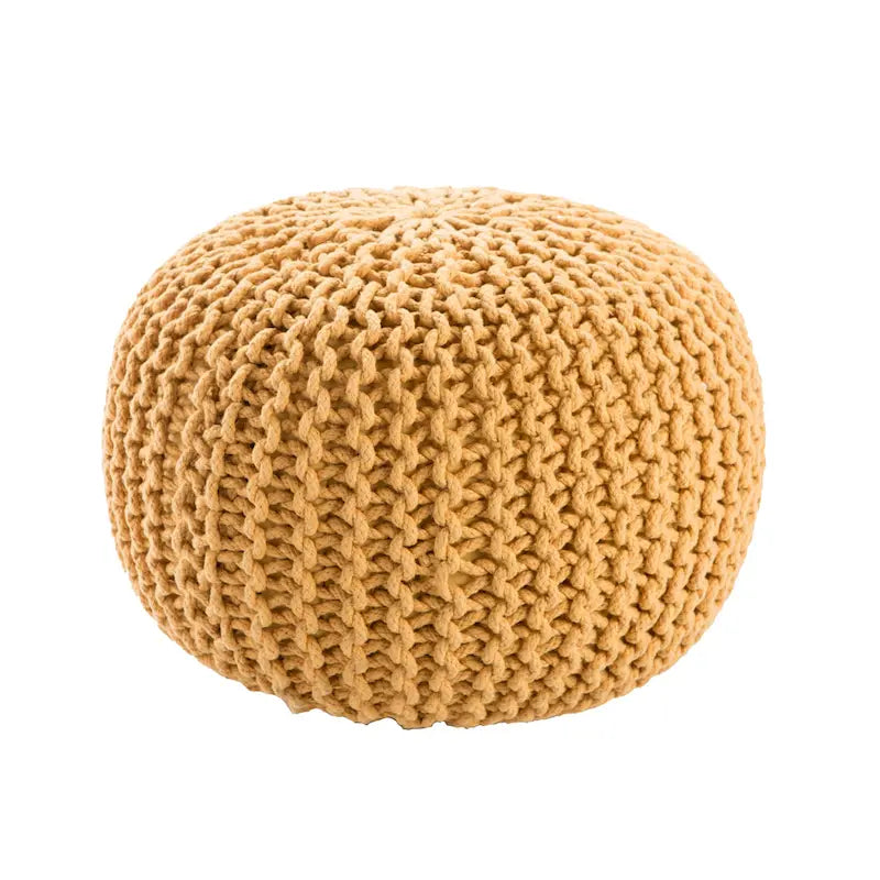 Pouf Rond Texturé