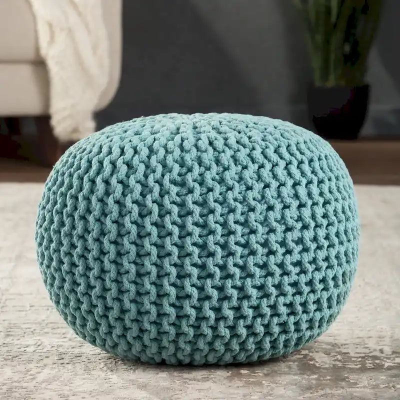 Pouf Rond Texturé