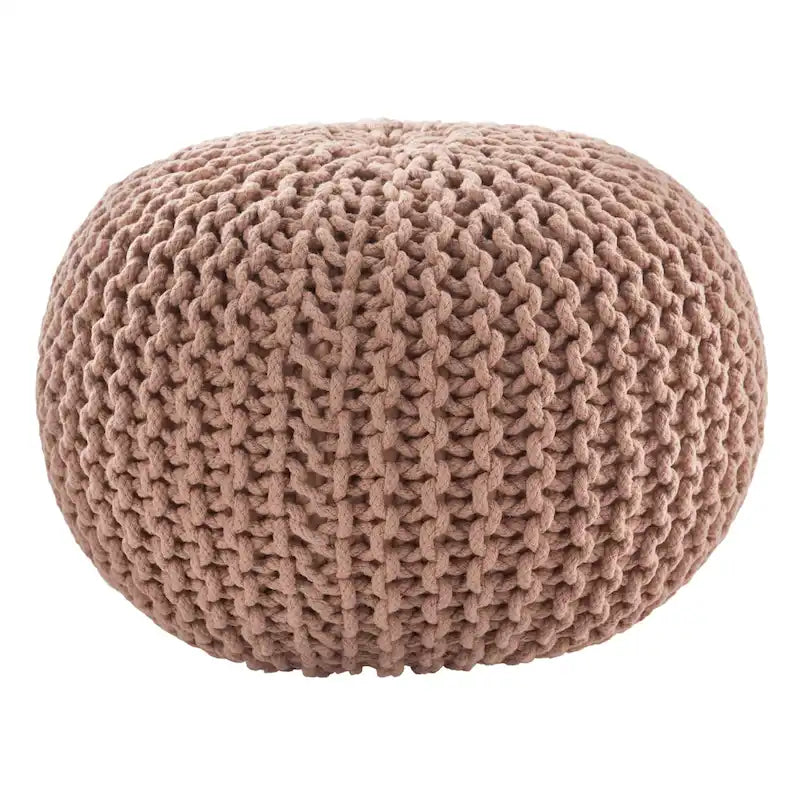 Pouf Rond Texturé