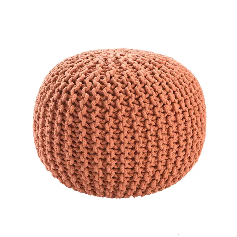 Pouf Rond Texturé