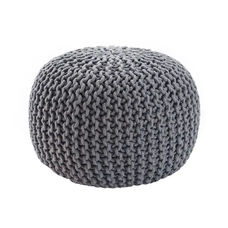 Pouf Rond Texturé