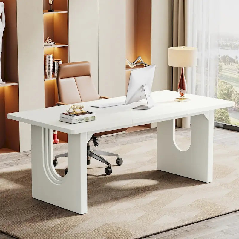 Bureau de direction moderne, grande table de conférence de 180 cm pour réunion