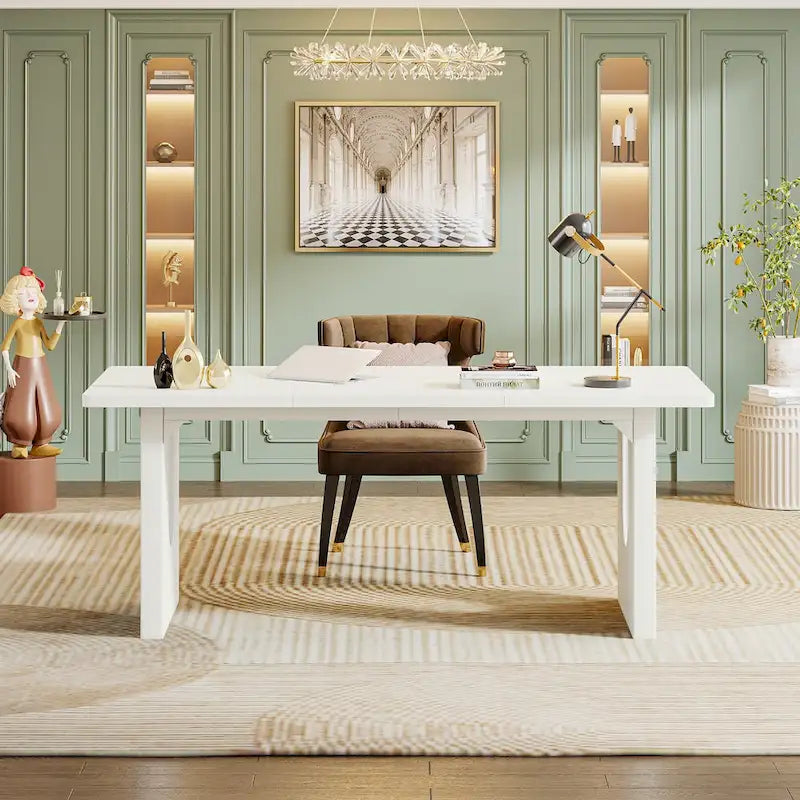 Bureau de direction moderne, grande table de conférence de 180 cm pour réunion