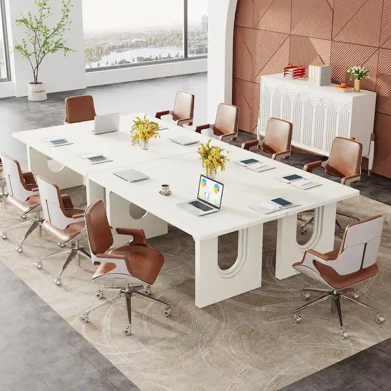 Bureau de direction moderne, grande table de conférence de 180 cm pour réunion