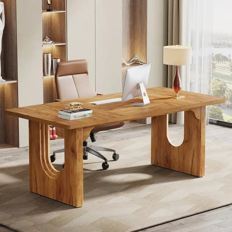 Bureau de direction moderne, grande table de conférence de 180 cm pour réunion