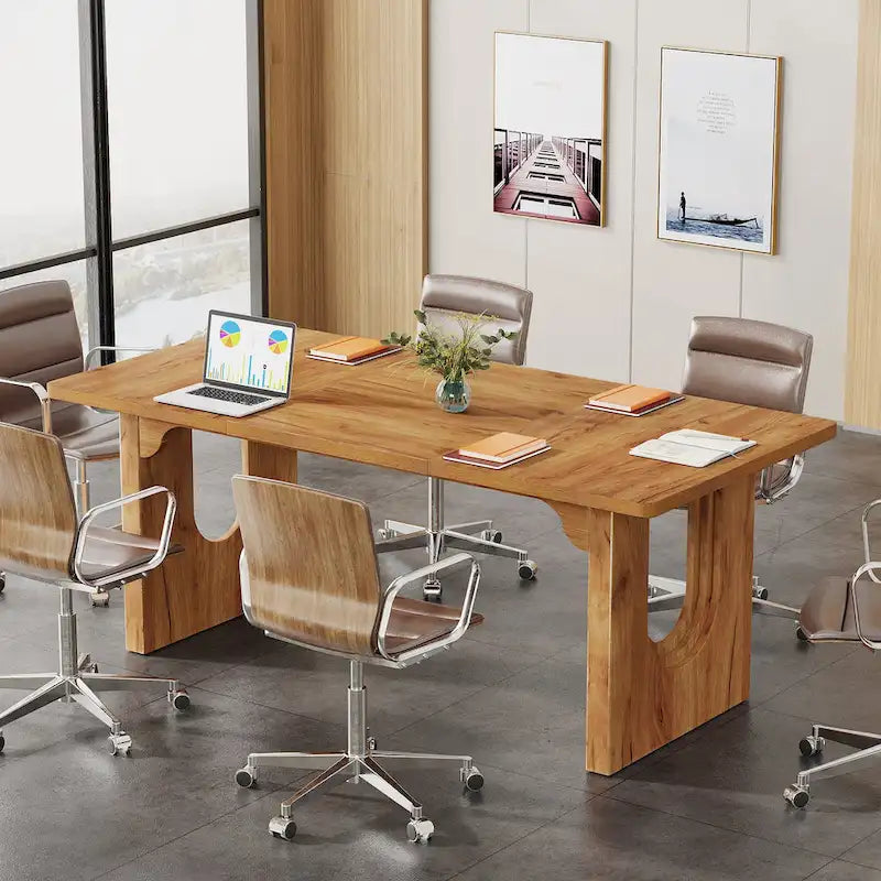 Bureau de direction moderne, grande table de conférence de 180 cm pour réunion