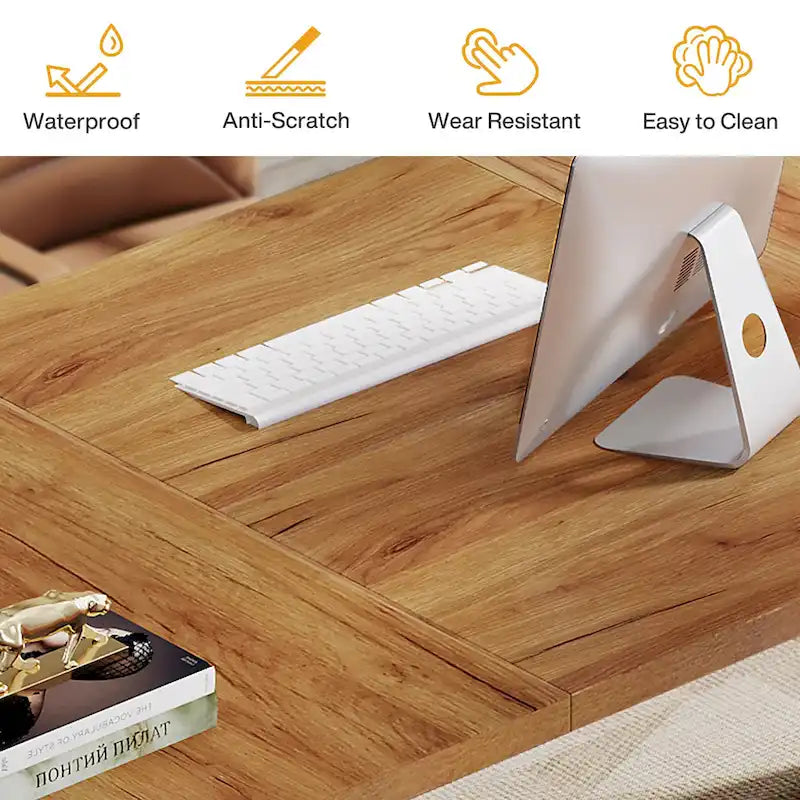 Bureau de direction moderne, grande table de conférence de 180 cm pour réunion