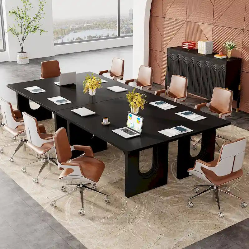 Bureau de direction moderne, grande table de conférence de 180 cm pour réunion