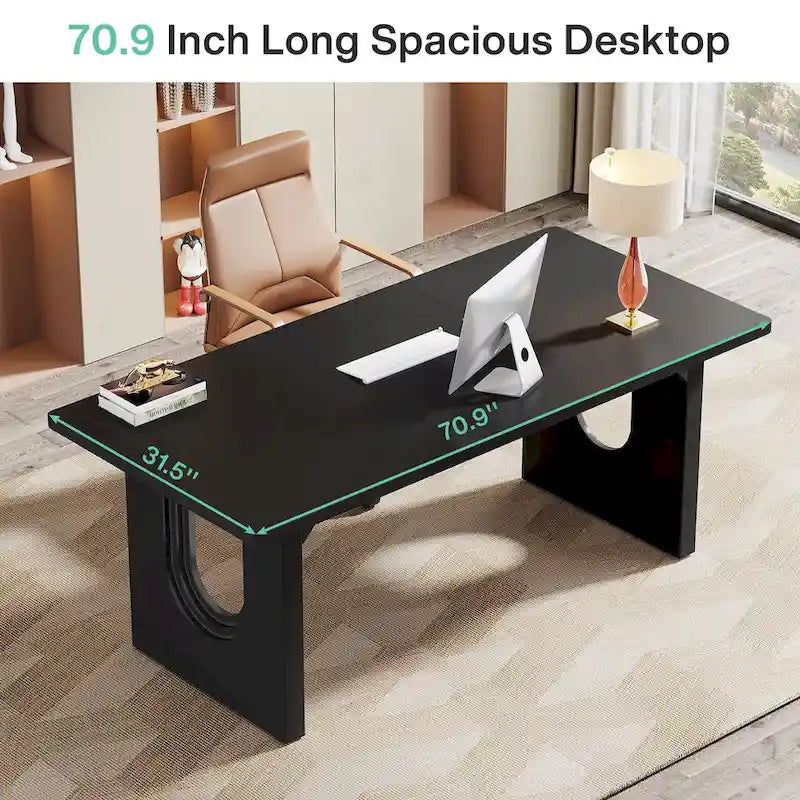 Bureau de direction moderne, grande table de conférence de 180 cm pour réunion