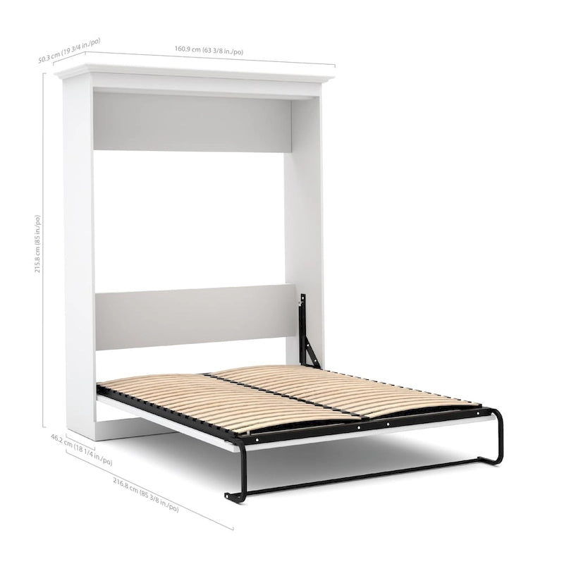 Lit double et organisateur de placard polyvalent (84W)