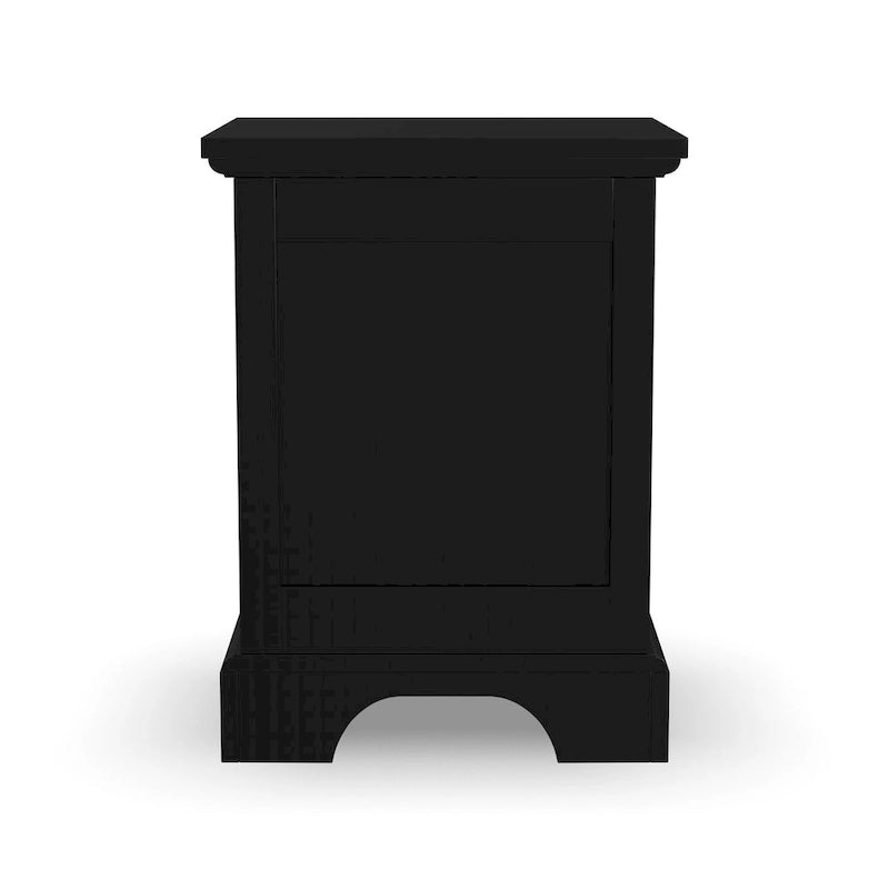 Table de chevet noire