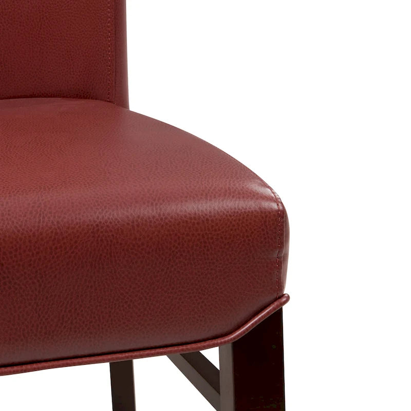 Chaises de salle à manger en cuir reconstitué (lot de 2) - na