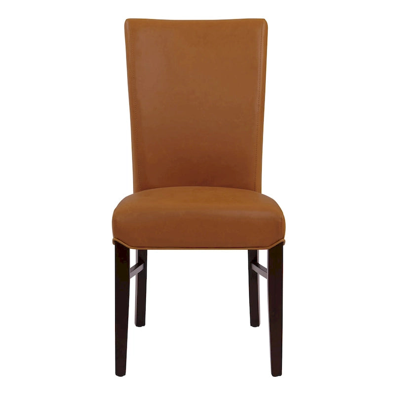 Chaises de salle à manger en cuir reconstitué (lot de 2) - na