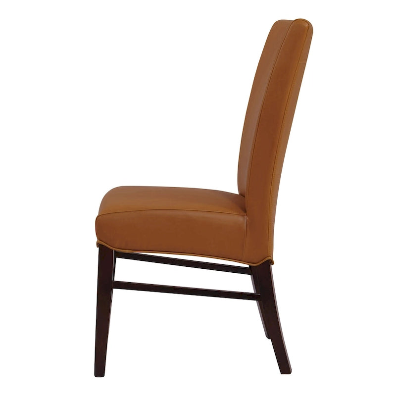 Chaises de salle à manger en cuir reconstitué (lot de 2) - na