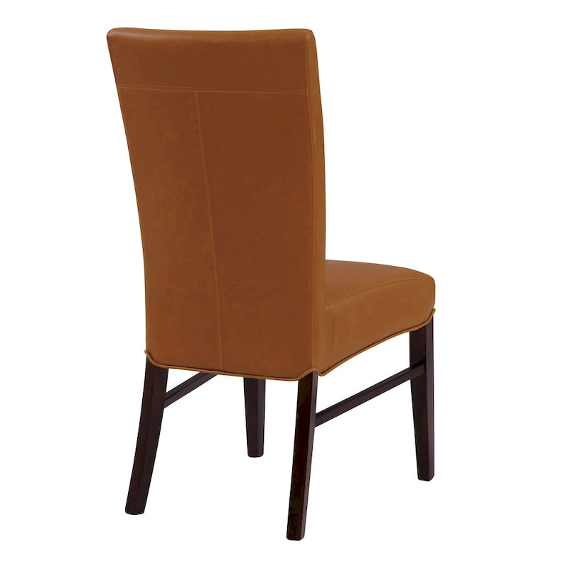Chaises de salle à manger en cuir reconstitué (lot de 2) - na