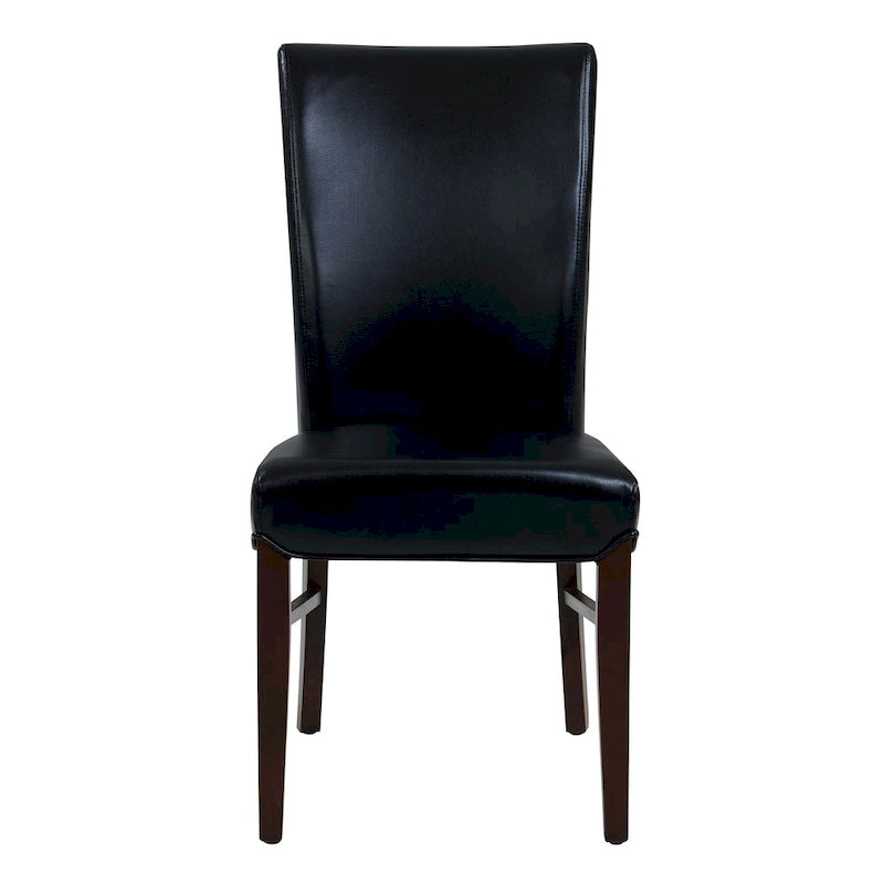 Chaises de salle à manger en cuir reconstitué (lot de 2) - na