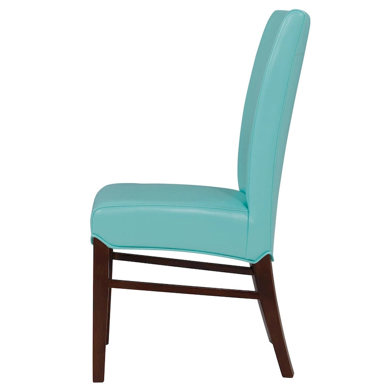 Chaises de salle à manger en cuir reconstitué (lot de 2) - na