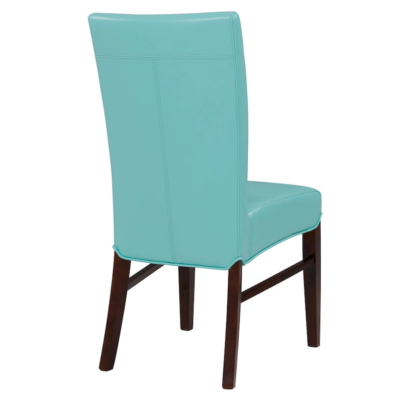 Chaises de salle à manger en cuir reconstitué (lot de 2) - na