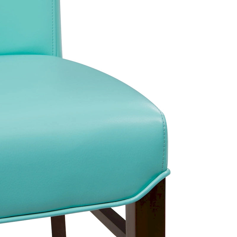 Chaises de salle à manger en cuir reconstitué (lot de 2) - na