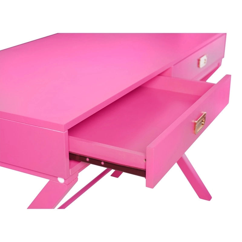 Bureau rectangulaire avec rangements