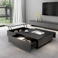 51,18 Table basse relevable avec compartiment de rangement caché et 2 tiroirs
